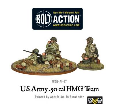 US Army 50 Cal HMG Team