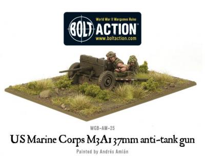 USMC M3A1 37mm anti-tank gun