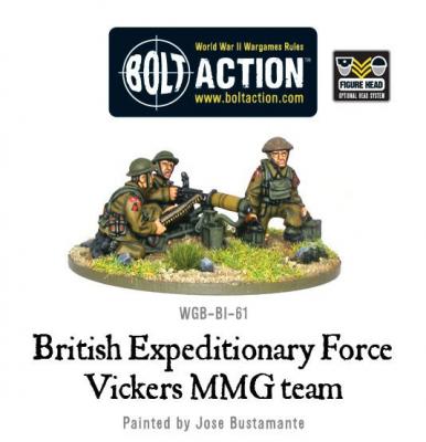 Early War British Vickers MMG Team