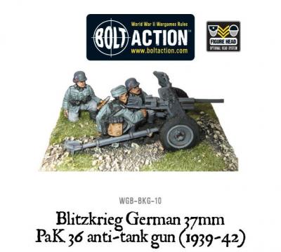 Blitzkrieg German 37mm PaK36 anti-tank gun (1939-42)