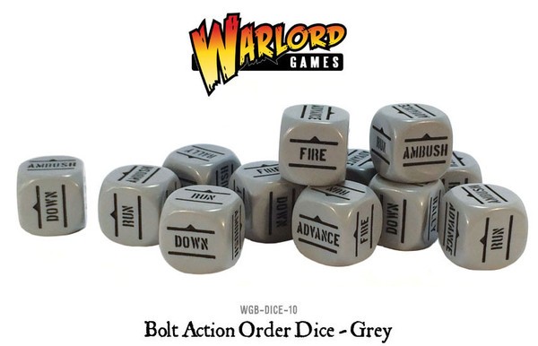 Wgb dice 10 dice grey new a grande