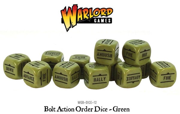 Wgb dice 12 dice green new a grande
