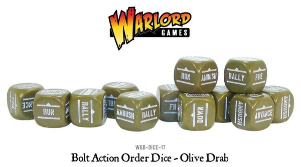 Wgb dice 17 bolt action olive drab dice grande