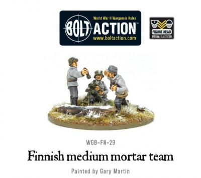 Finnish medium mortar team