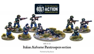 Italian Airborne Paratroopers section