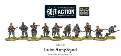 Italian Army infantry section