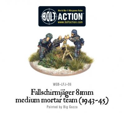 Fallschirmjager 81 Medium Mortar team (1943-45)