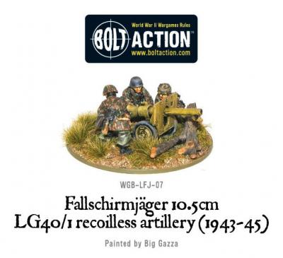 Fallschirmjager 10.5cm LG40/1 Recoilless Artillery (1943-45)