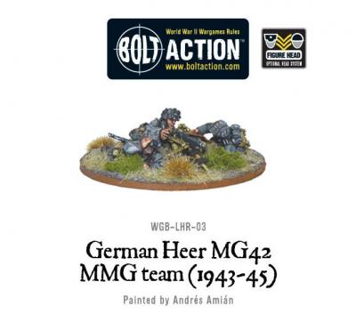 German Heer MG42 MMG Team