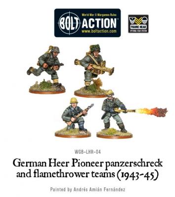 German Heer Pioneer, Panzerschrek/Flame