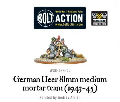 German Heer 81mm Medium Mortar