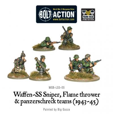Waffen-SS Sniper, Flamethrower and Panzerschreck teams (1943-45)