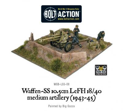 Waffen-SS 10.5cm LeFH 18/40 medium artillery (1943-45)