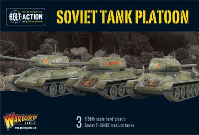 Soviet Armoured Platoon (3 T-34's plus infantry)