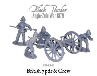 British 7 pdr Gun & Crew