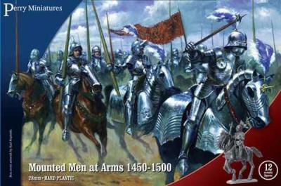 WR40 - Mounted Men at Arms 1450-1500 28mm