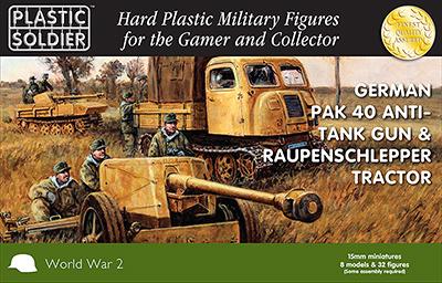 WW2G15004 - Pak 40 & Raupenschlepper Tractor 15mm