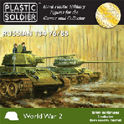 Ww2v15001 russian t 34 7685 tanks 15mm