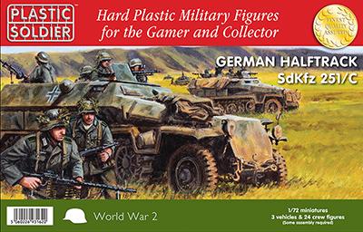 WW2V20003 - Sd.kfz.251 Ausf.C Halftrack with Variants Kit 1/72