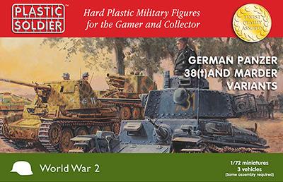 WW2V20019 - Pz.Kpfw. 38(T) and Marder options 1/72