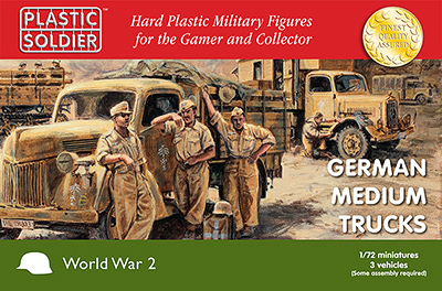 WW2V20020 - German medium trucks 1/72