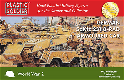 WW2V20025 - German Sd.Kfz.231 8 Rad Heavy Armoured Car 1/72