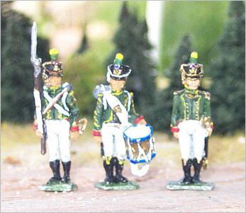 JS72/0293 - Jeune Garde Flanqueurs Chasseurs Commandement 1/72