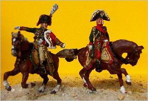 JS72/0202 - Bessière et un colonel des chasseurs de la Garde 1/72