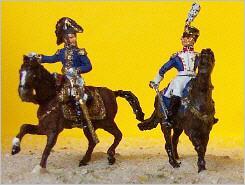 JS72/0204 - Général et Colonel d'infanterie de Ligne (Montés) 1/72