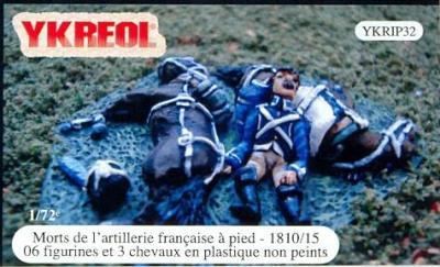 YKRIP32 - Morts de l'artillerie française à pied - 1810/15 1/72