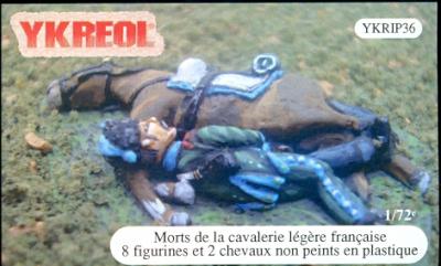 YKRIP36 - Morts de la cavalerie légère française (Empire) 1/72