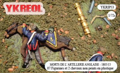 YKRIP53 - Morts de l'artillerie anglaise - 1805/15 1/72