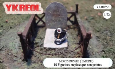 YKRIP55 - Morts russes (Empire) 1/72