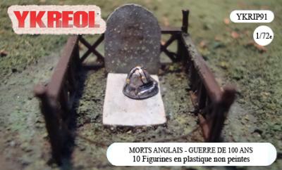 YKRIP91 - Morts anglais - Guerre de 100 ans 1/72