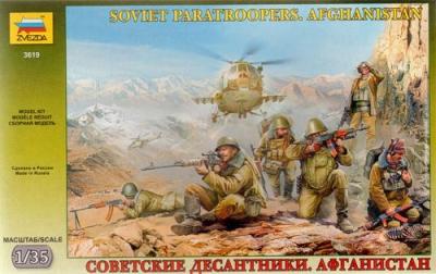 3619 - Soviet Paratroops Afghanistan 1/35