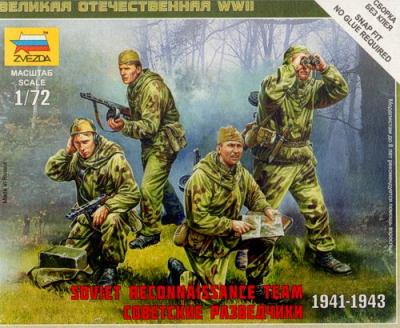 6137 - Soviet Reconnaissance Team 1/72