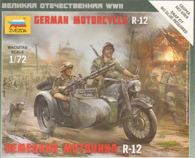 6142 - German Motorcycle BMW R-12 1/72