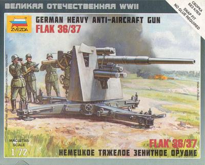 6158 - German Heavy Anti-Aircraft Gun 1/72