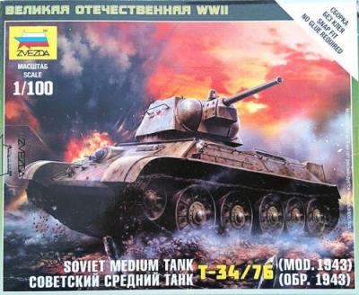 6159 - Soviet T-34/76 Mod 1942 1/100