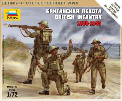 6166 - British Infantry 1/72