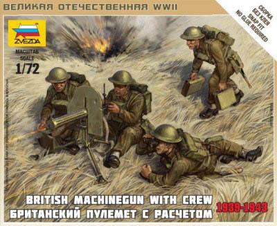 6167 - British Machine Gun Crew 1/72