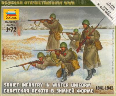 6197 - Soviet Infantry in Winter Uniform 1/72