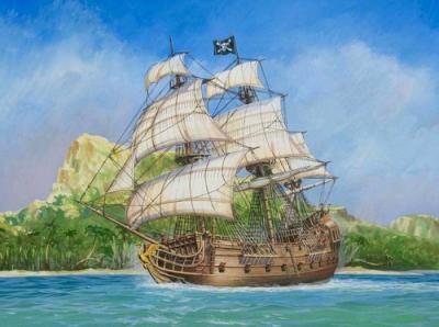 6514 - Black Swan Pirate Ship 1/350