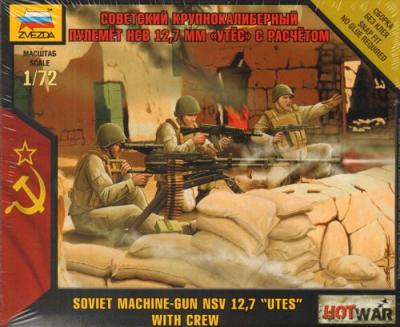 7411 - Soviet Machine Gun NSV 12,7 'Utes' 1/72