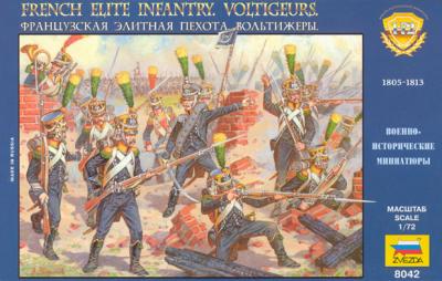 8042 - Infanterie légère française voltigeurs 1/72