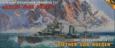 9043 - German Destroyer Z-17 Diether v Roeder 1/350